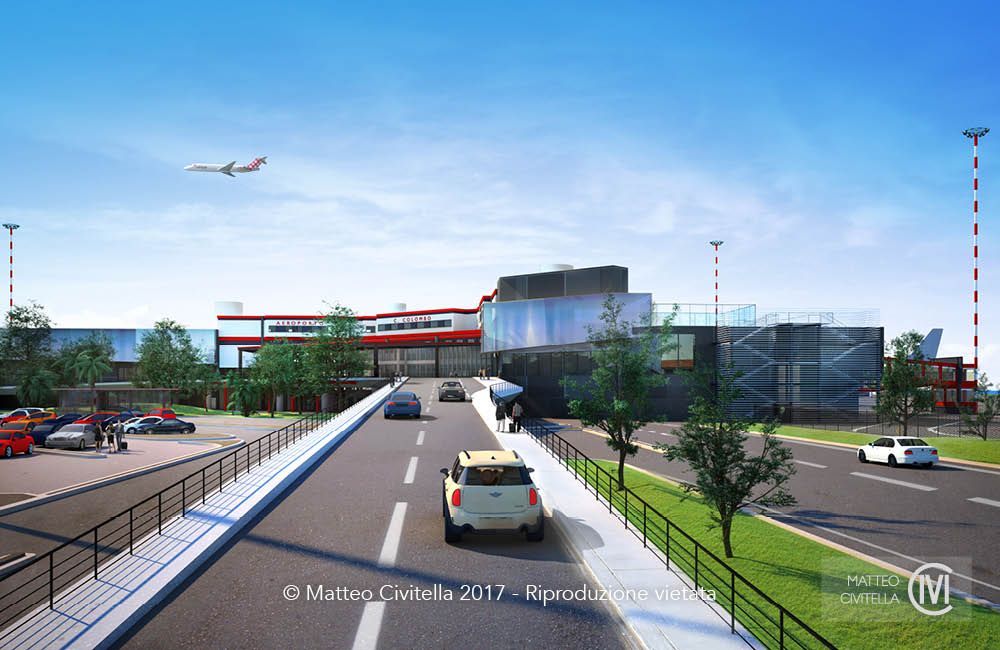 Render 3D (Aeroporto di Genova)