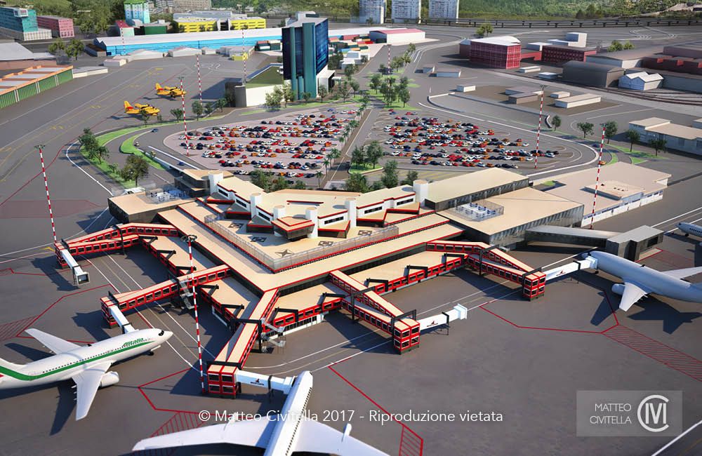 Render 3D (Aeroporto di Genova)